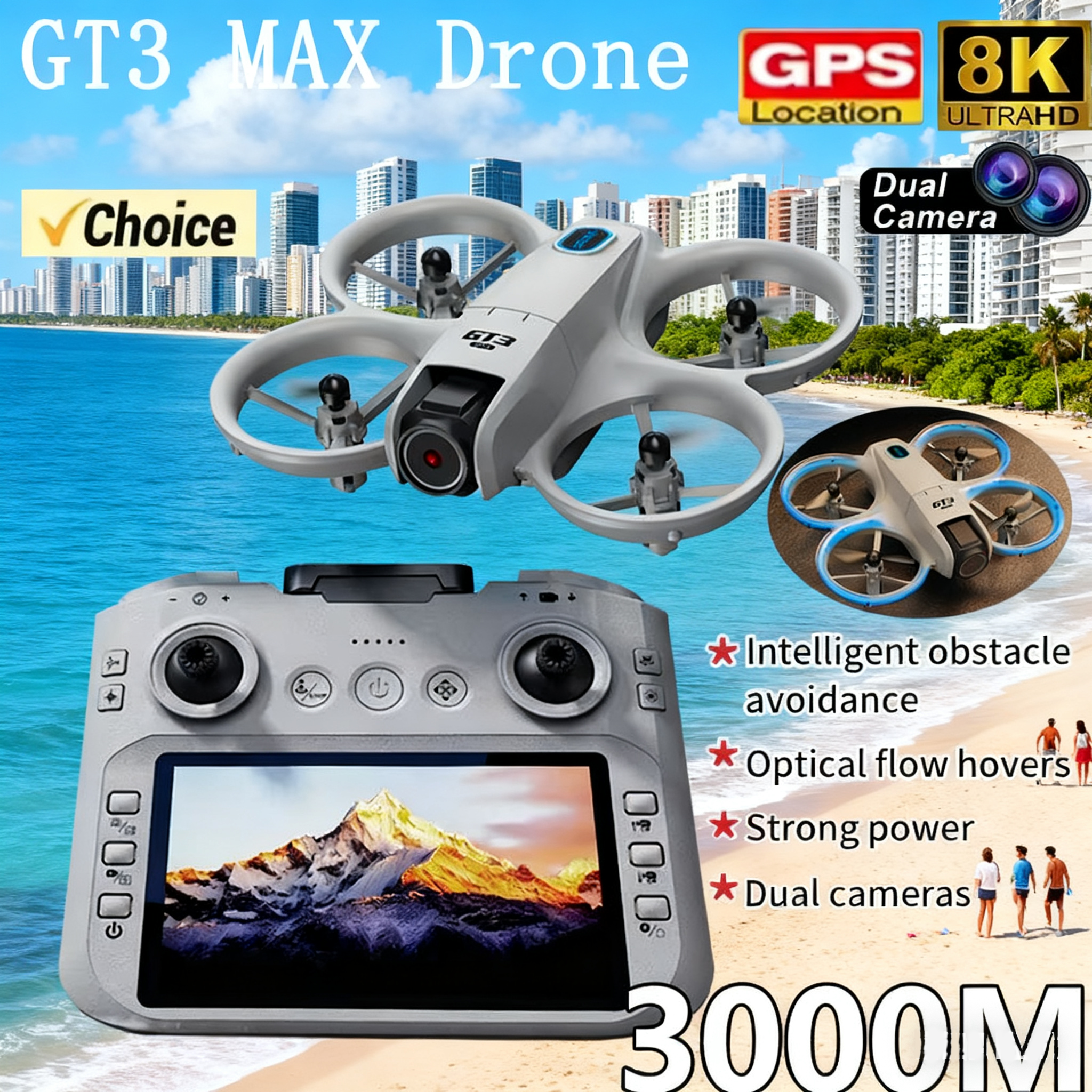 Rc Hobby Wire - NEW GT3 Drone with HD Dual