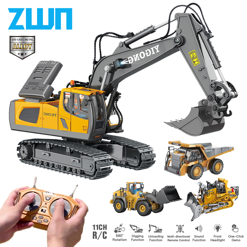 Rc Hobby World - ZWN 2.4G Remote Control Excavator Dump
