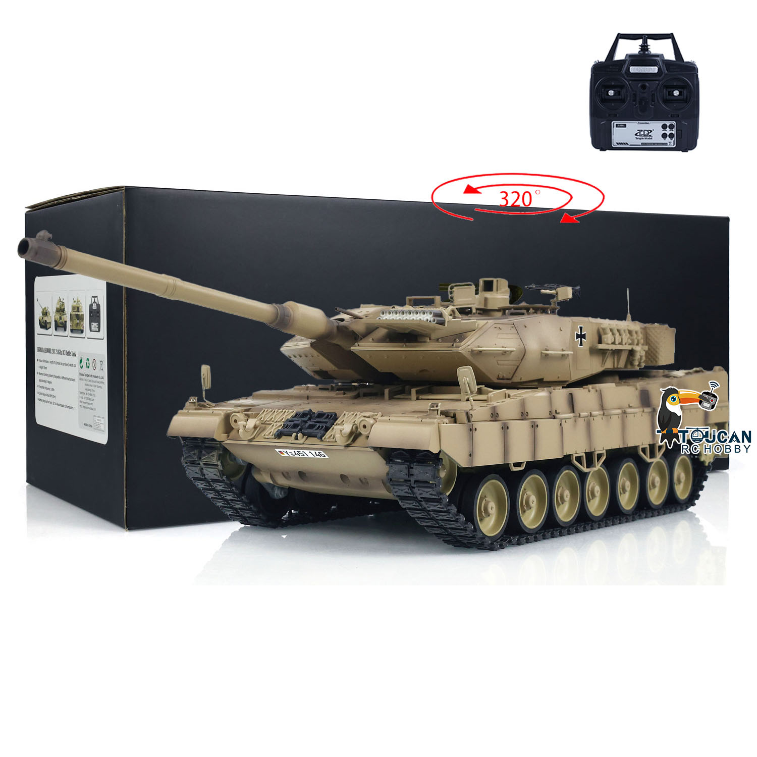 US Stock Leopard2A7 Tongde 1/1 - Rc Hobby Tank บทวิจารณ์และราคา
