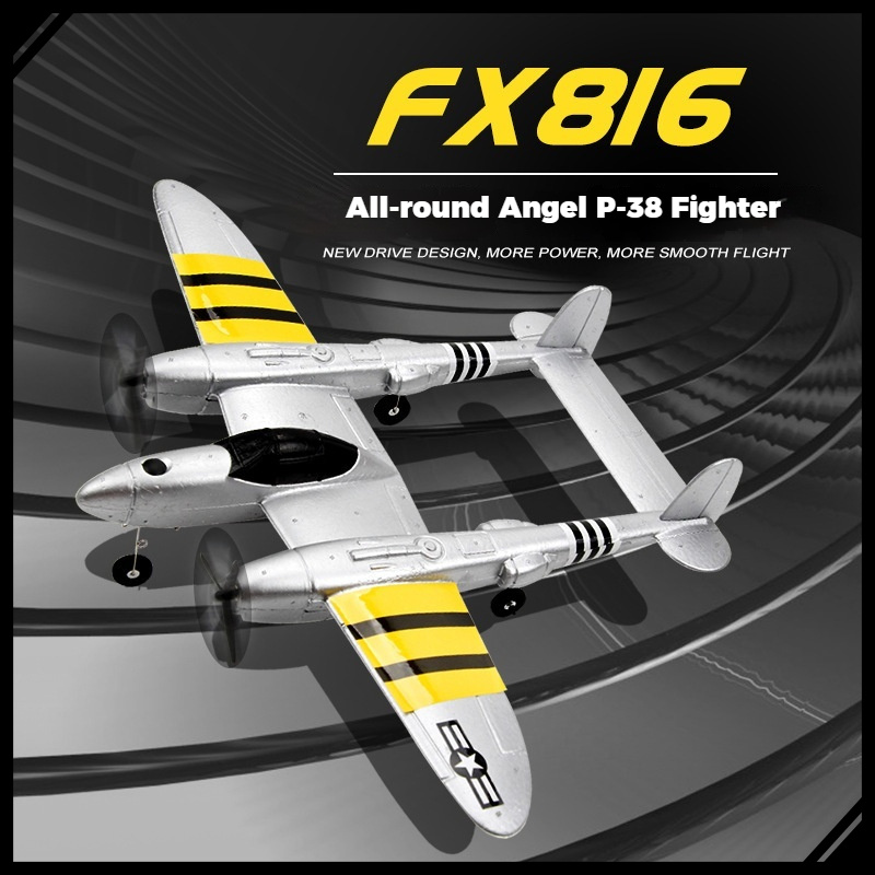 FX816 RC Airplane P38 Fighter  - Rc Glider Foam Wing บทวิจารณ์และราคา