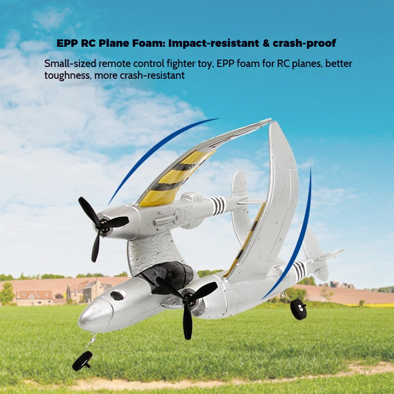 FX816 RC Airplane P38 Fighter  - Rc Glider Foam Wing บทวิจารณ์และราคา