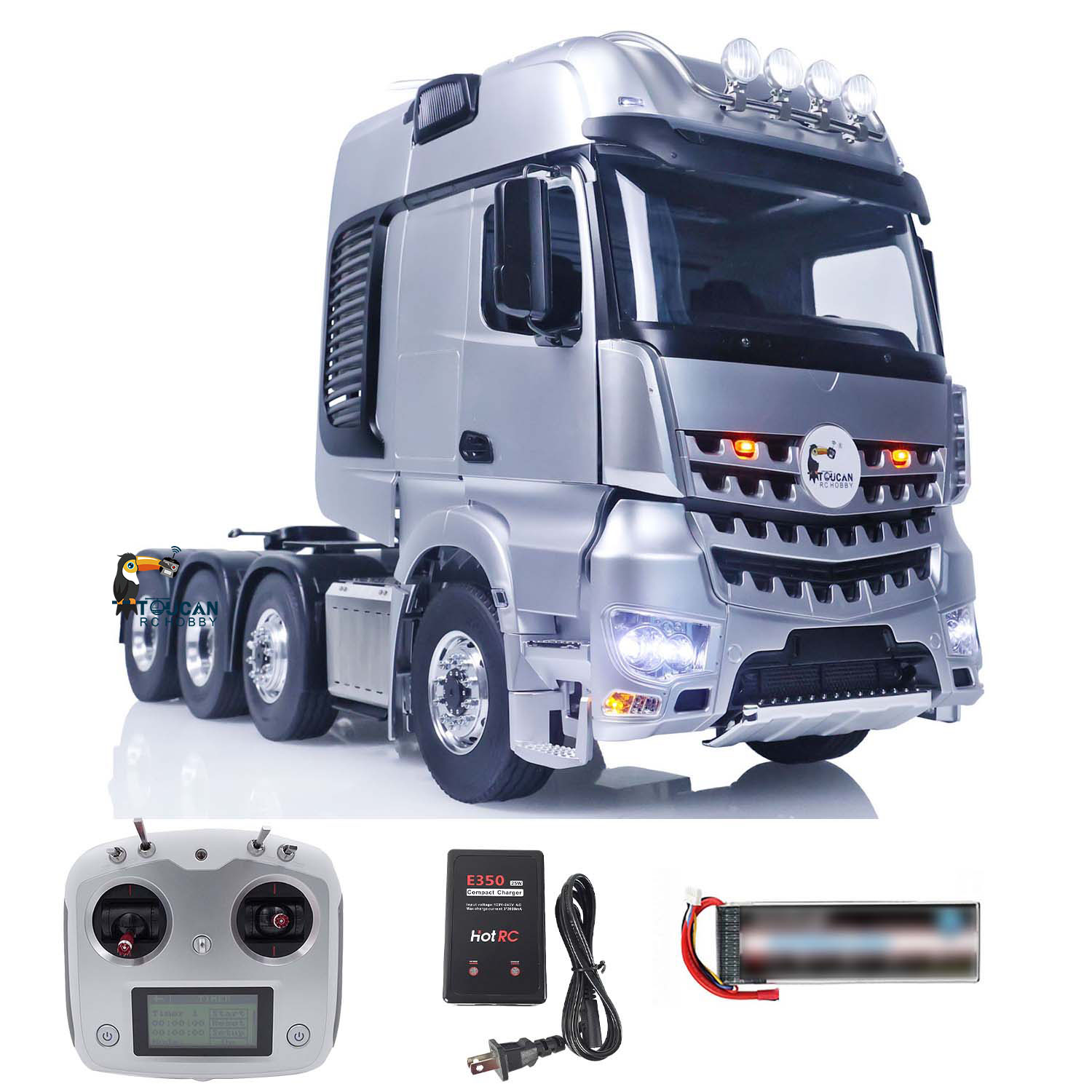 RTR LESU RC Tractor Truck 8x8  - Hobby Quality Rc Cars บทวิจารณ์และราคา