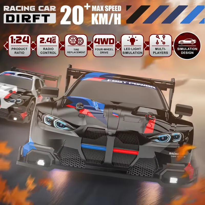 4WD-2.4G Drift Racing Car 1:24 - Hobby Quality Rc Cars บทวิจารณ์และราคา