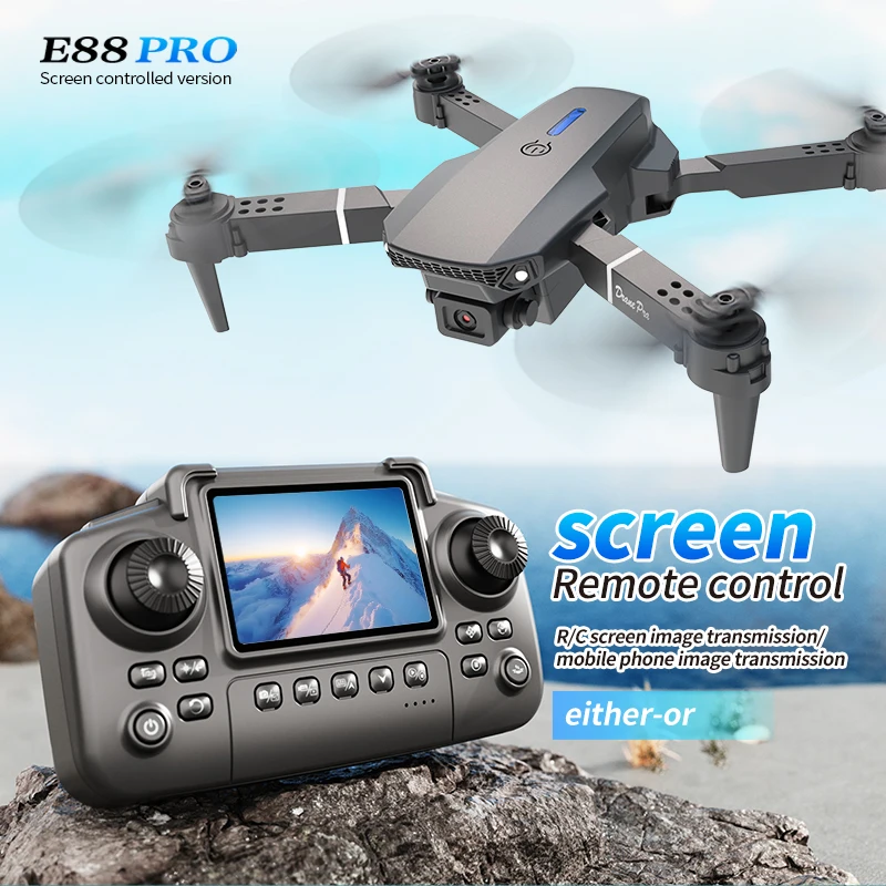 Professional E88 PRO Drone wit - Rc Hobby Wire บทวิจารณ์และราคา