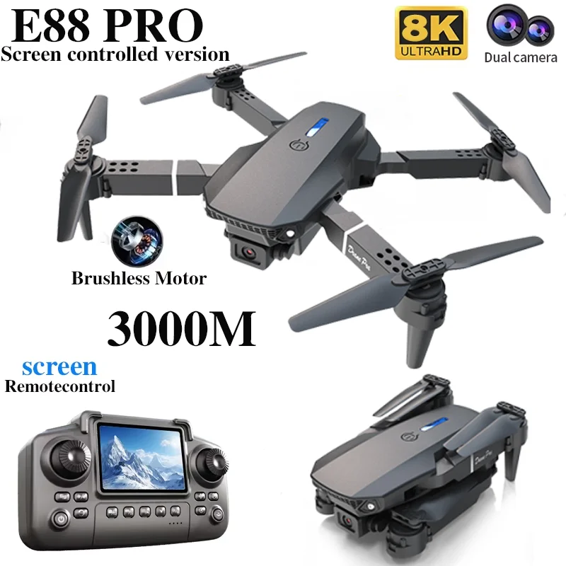 Professional E88 PRO Drone wit - Rc Hobby Wire บทวิจารณ์และราคา