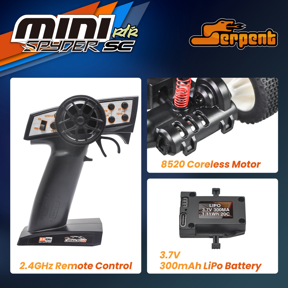 1/24 Serpent Mini RC Car with  - Rc Hobby World บทวิจารณ์และราคา