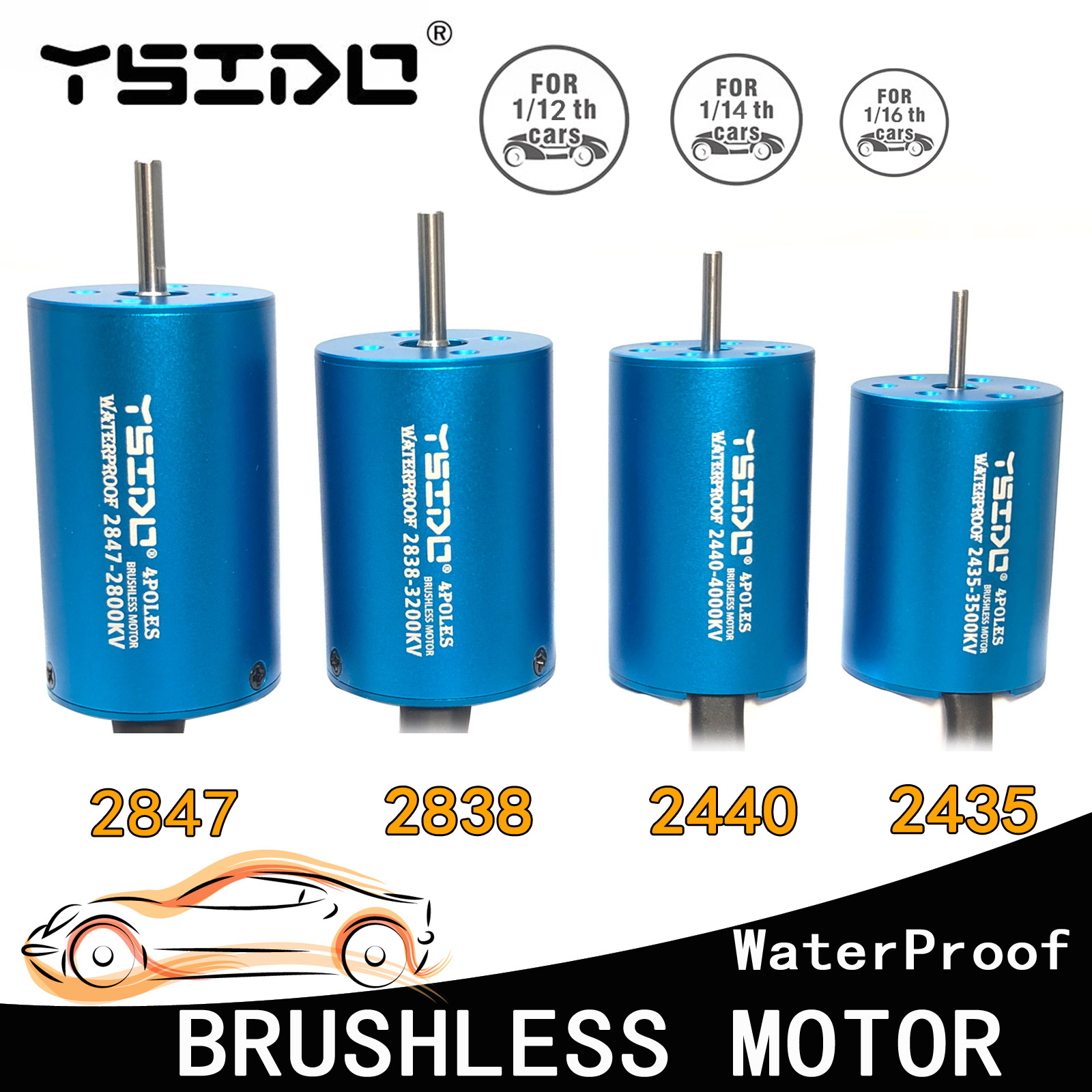 YSIDO 2435 2440 2838 2847 Brus - Rc Remo Hobby บทวิจารณ์และราคา
