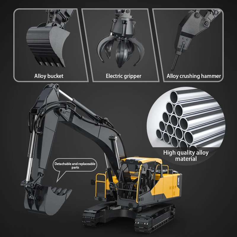 Double E E598 RC Excavator All - Rc Hobby World บทวิจารณ์และราคา