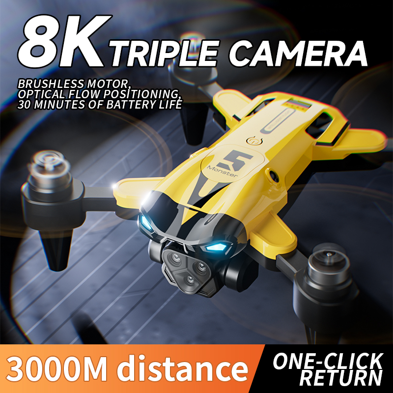 Brushless RC Drone 8K Triple C - Rc Hobby Wire บทวิจารณ์และราคา