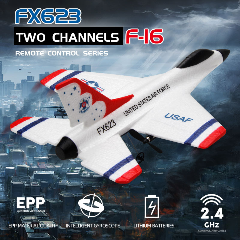 New Fx623/F16 RC Airplane Two  - Rc Glider Foam Wing บทวิจารณ์และราคา