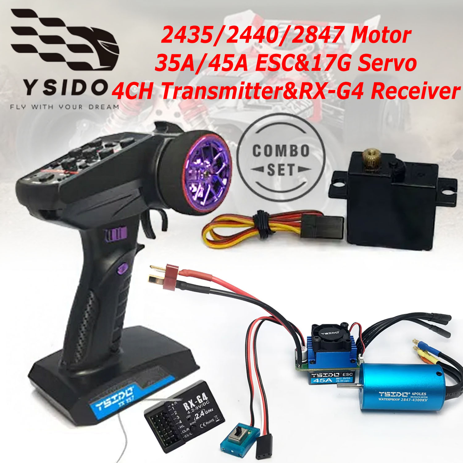 YSIDO Brushless Combo Upgrade  - Rc Remo Hobby บทวิจารณ์และราคา