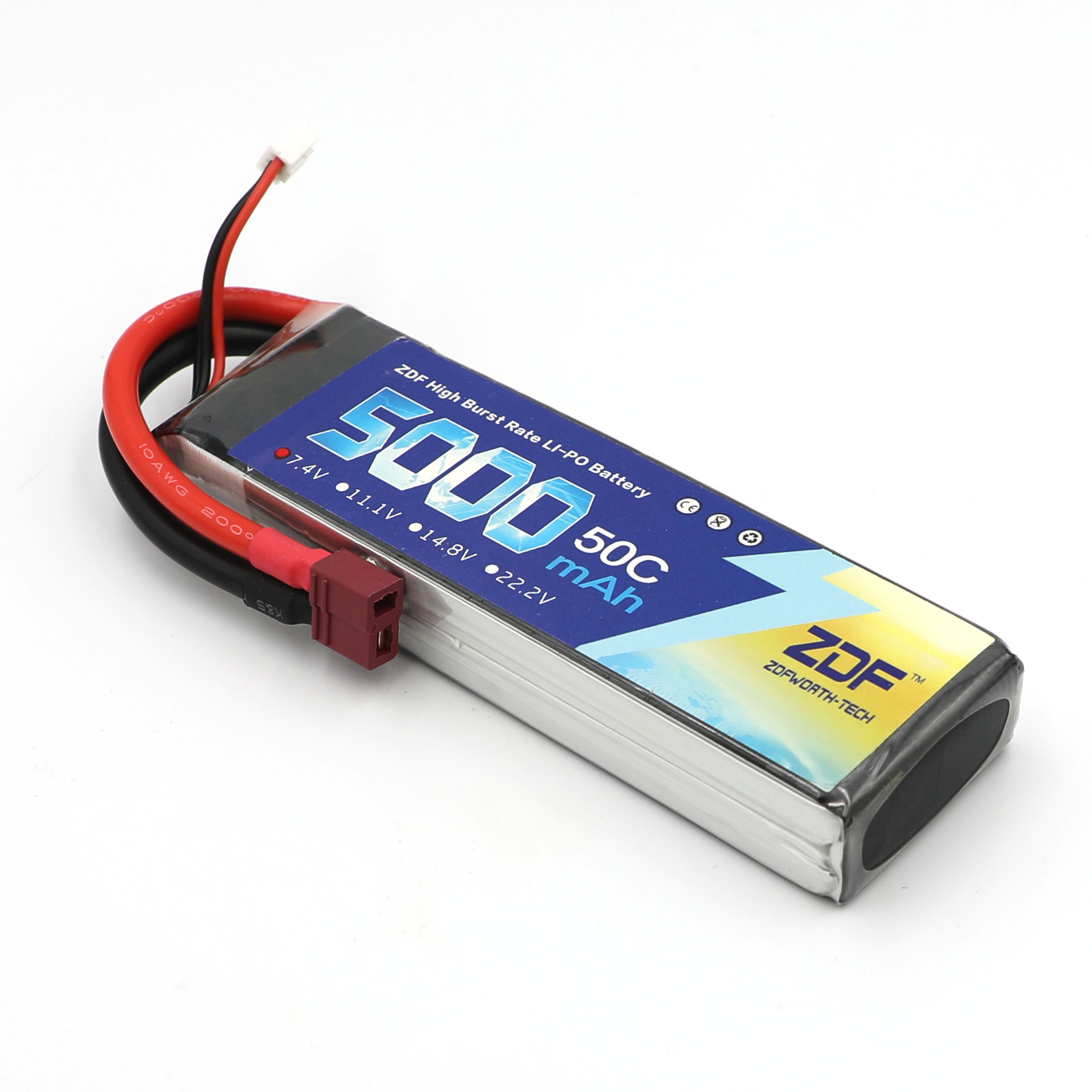 ZDF RC Lipo Battery 7.4V 5000m - Rc Remo Hobby บทวิจารณ์และราคา