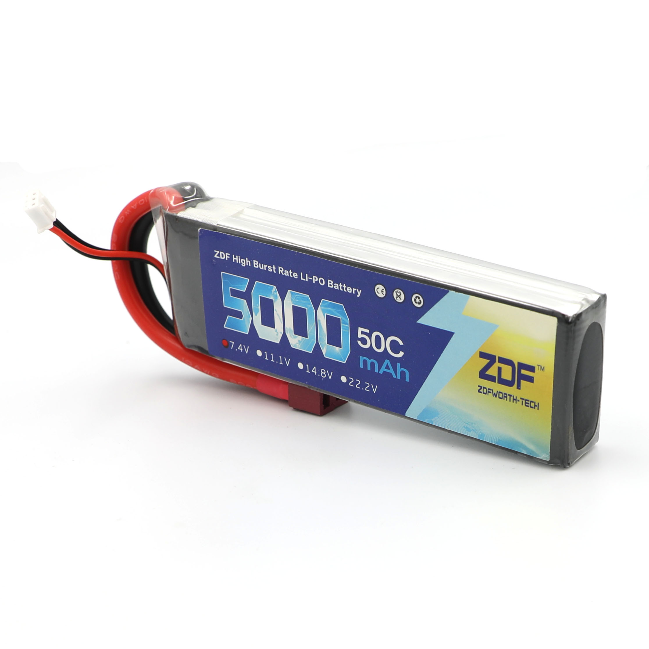 ZDF RC Lipo Battery 7.4V 5000m - Rc Remo Hobby บทวิจารณ์และราคา