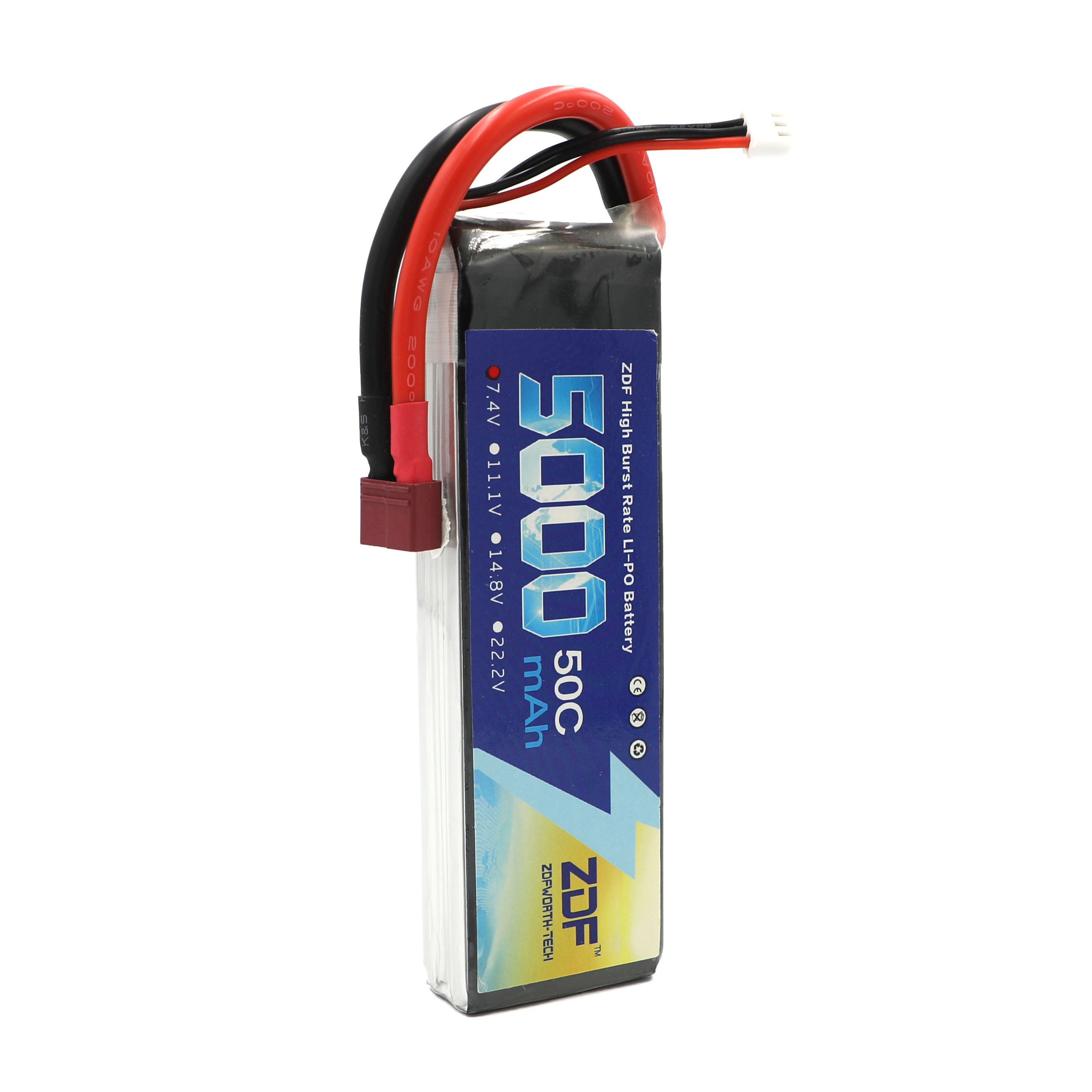 ZDF RC Lipo Battery 7.4V 5000m - Rc Remo Hobby บทวิจารณ์และราคา