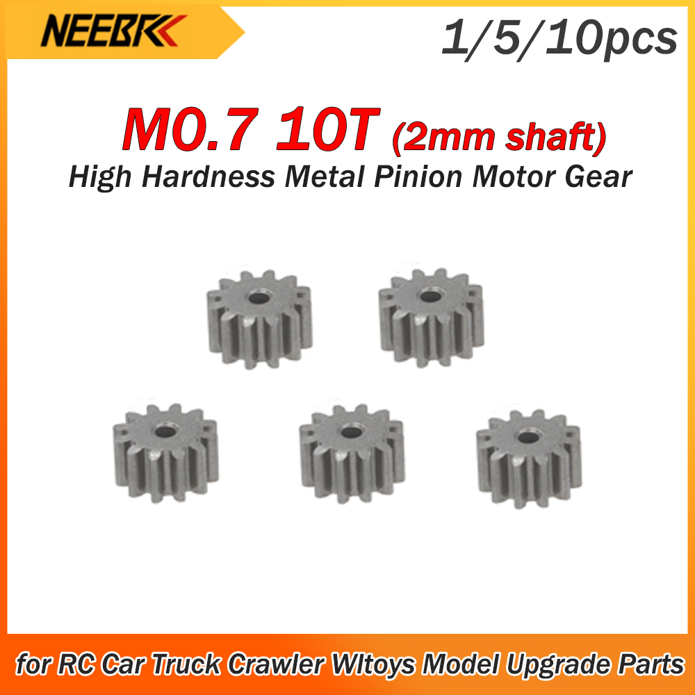 1/5/10pcs M0.7 10T Metal Pinio - Hobby Quality Rc Cars บทวิจารณ์และราคา
