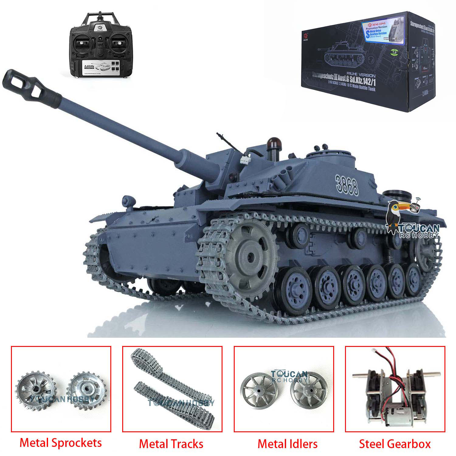 US Stock Heng Long 1/16 Scale  - Rc Hobby Tank บทวิจารณ์และราคา